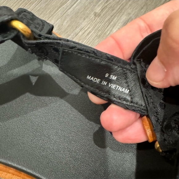 Tory Burch T Monogram Espadrille Sport Sandals - Picture 5 of 6